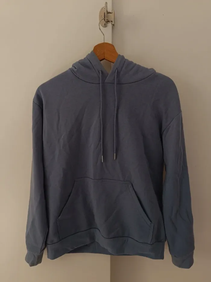 Sweat à capuche bleu - photo numéro 2
