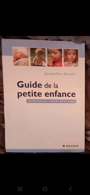 Guide de la petite enfance de 0 à 6 ans (pour parents et ou professionnels du secteur)