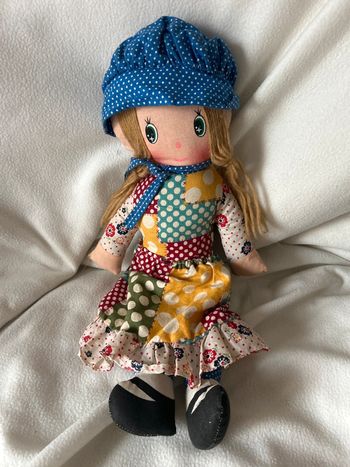 Poupée chiffon vintage style Holly Hobbie
