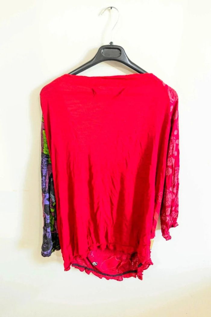 C46 blouse bordeaux Desigual XL - photo numéro 2