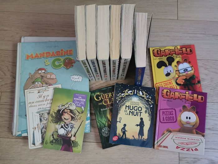15 livres dont 6 Le journal de Gurty, La guerre des clans, Garfield - photo numéro 6