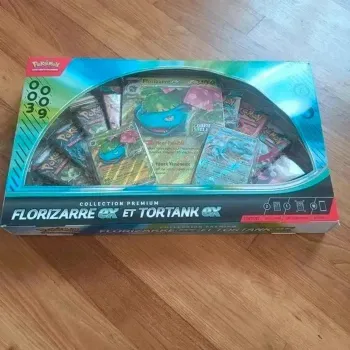 🌟 Coffret Pokémon Collection Premium Florizarre-ex & Tortank-ex – Contient du EV10 !