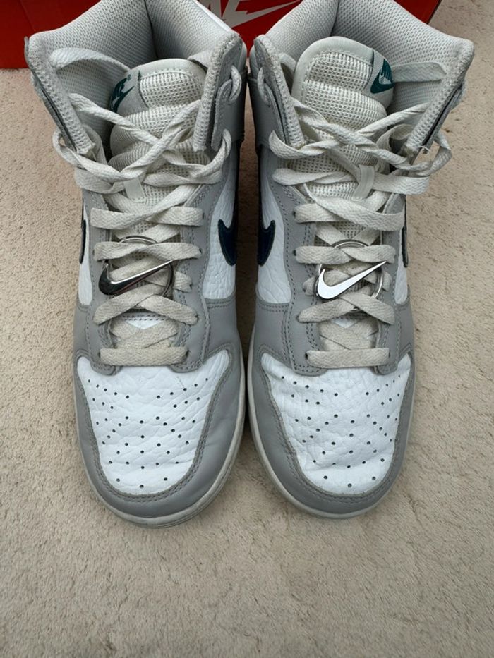 Nike Dunk High Rétro Grey Fog Taille 40 - photo numéro 5