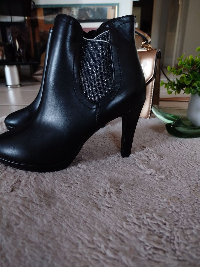 Bottines cuir TEXTO Neuves - photo numéro 2