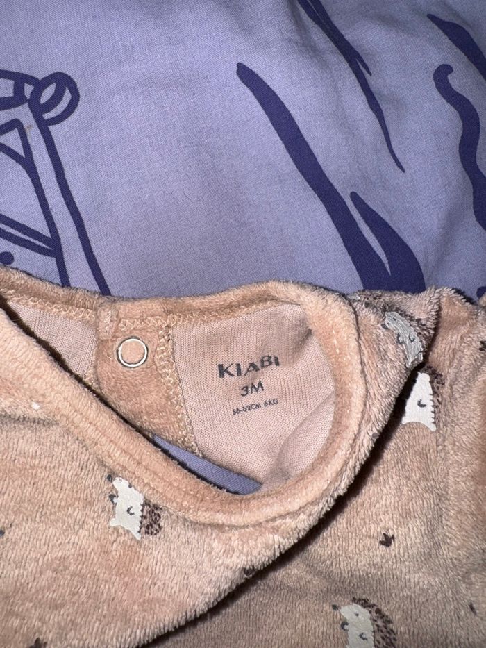 Pyjama marron taille 3 mois - photo numéro 3