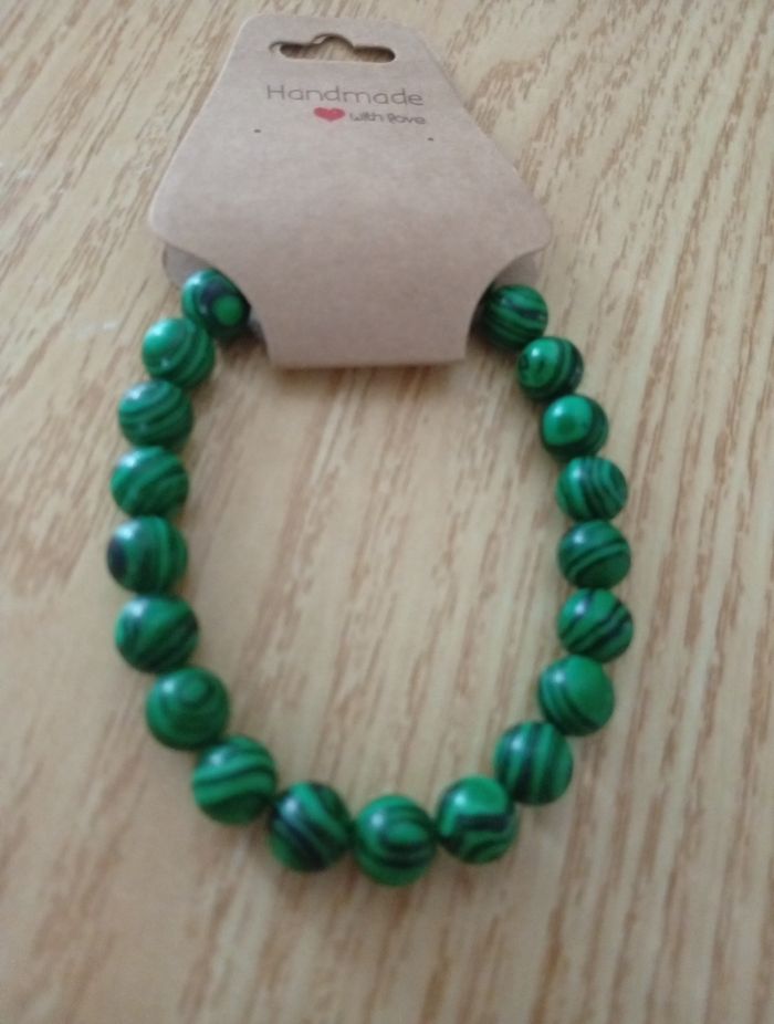 Malachite bracelet en pierre naturelle - photo numéro 2