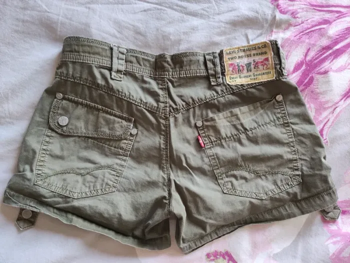 🌴 micro short kaki levi Strauss & co  vintage 🐍