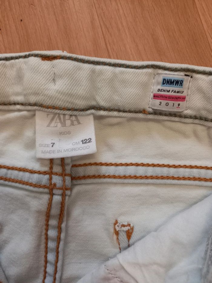 Jeans blanc zara - photo numéro 3