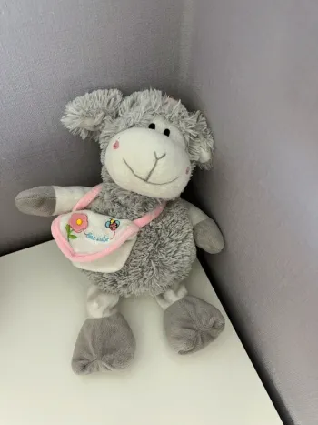 Peluche mouton gris