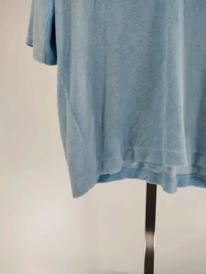 Tshirt avec col Polo Mixte en tissu éponge bleu clair - antwerp A360 - photo numéro 8