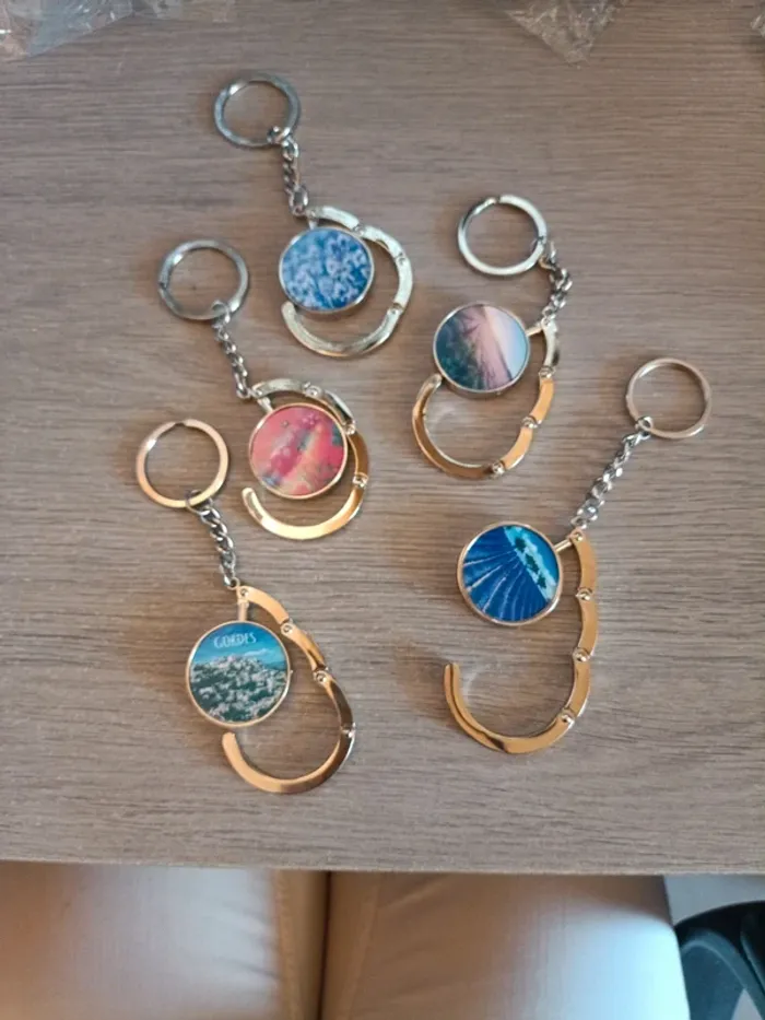Lot de 5 porte clés accroche sac - photo numéro 7