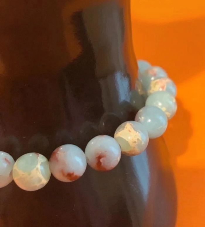 Bracelet vintage pierre natural 🍭🍭 - photo numéro 6