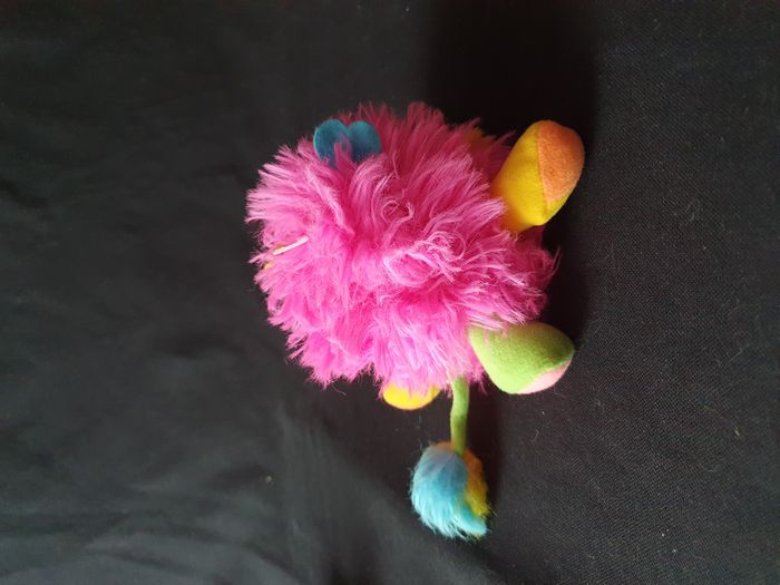 Peluche Puffling Popples rose et bleu Mattel 1986 - photo numéro 5