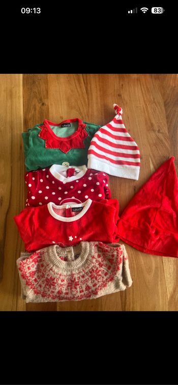Lot bébé Noël 18 mois