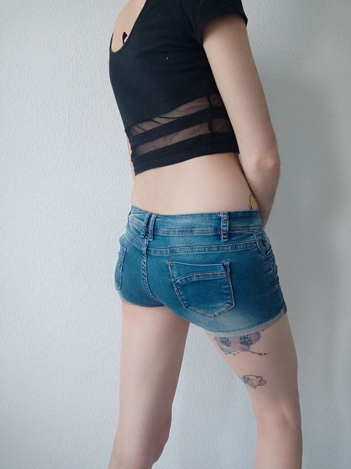 Mini short en jean / Mim - 36/S - photo numéro 4