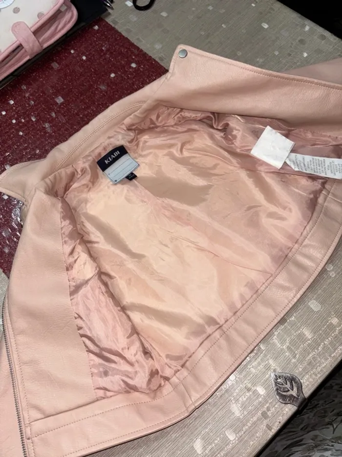 Veste similicuir fille - photo numéro 4