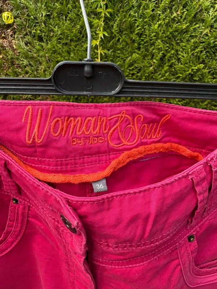 Pantalon ajusté rose fuchsia – Marque JBC - photo numéro 5