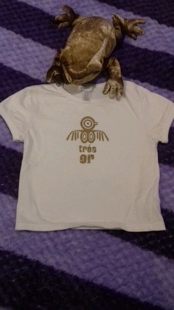 T shirt 🪴 printemps été 🌼 12mois Mon trésor Or Obaibi