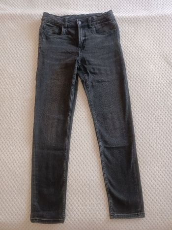 Jean gris skinny fit intérieur doublé Zara Taille 13-14 ans