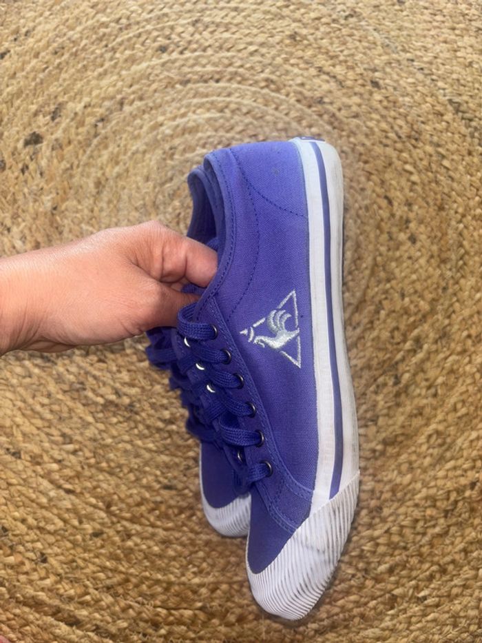 Basket le coq sportif violette - photo numéro 4