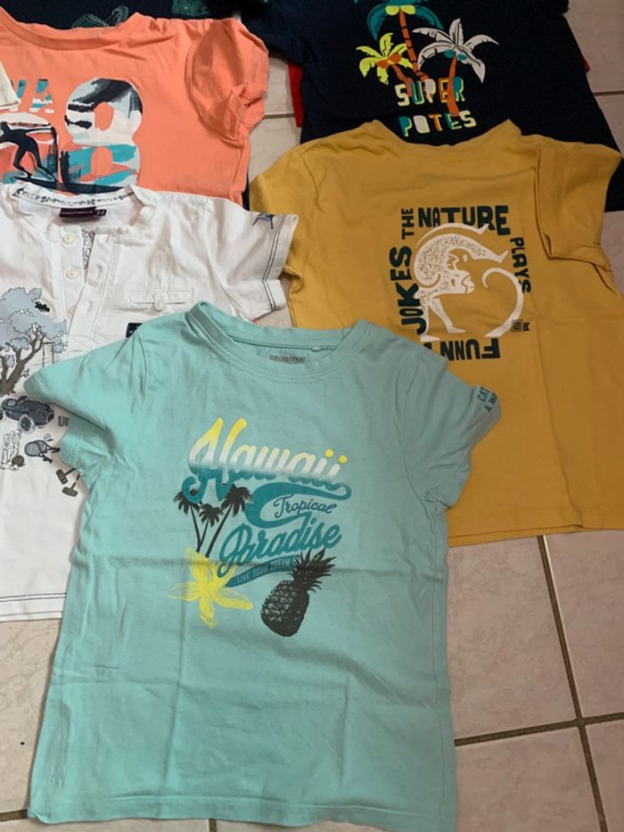 9 t-shirts 1 chemise - photo numéro 2