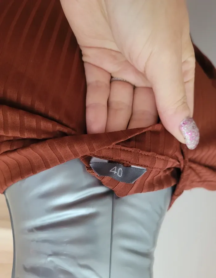 Robe de grossesse mi-longue taille 40 - photo numéro 7