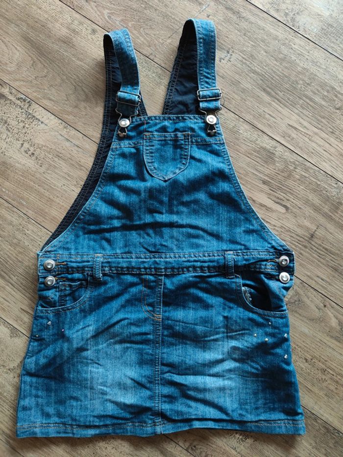 Robe salopette en jean 12 ans