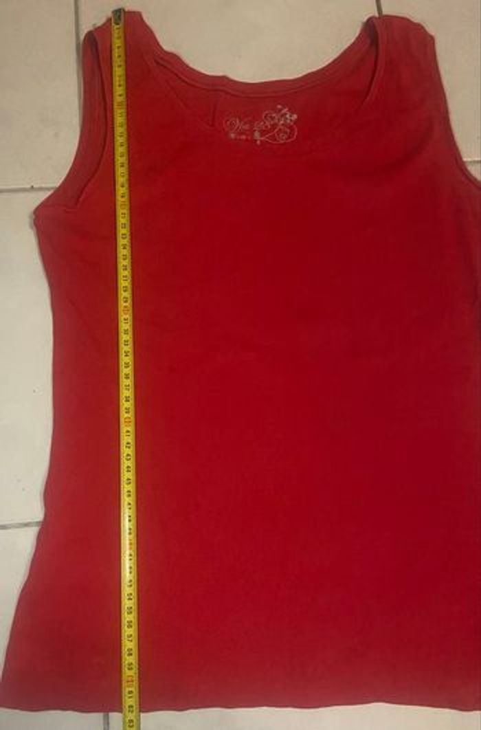 Débardeur »Via28 »rouge cerise - photo numéro 6