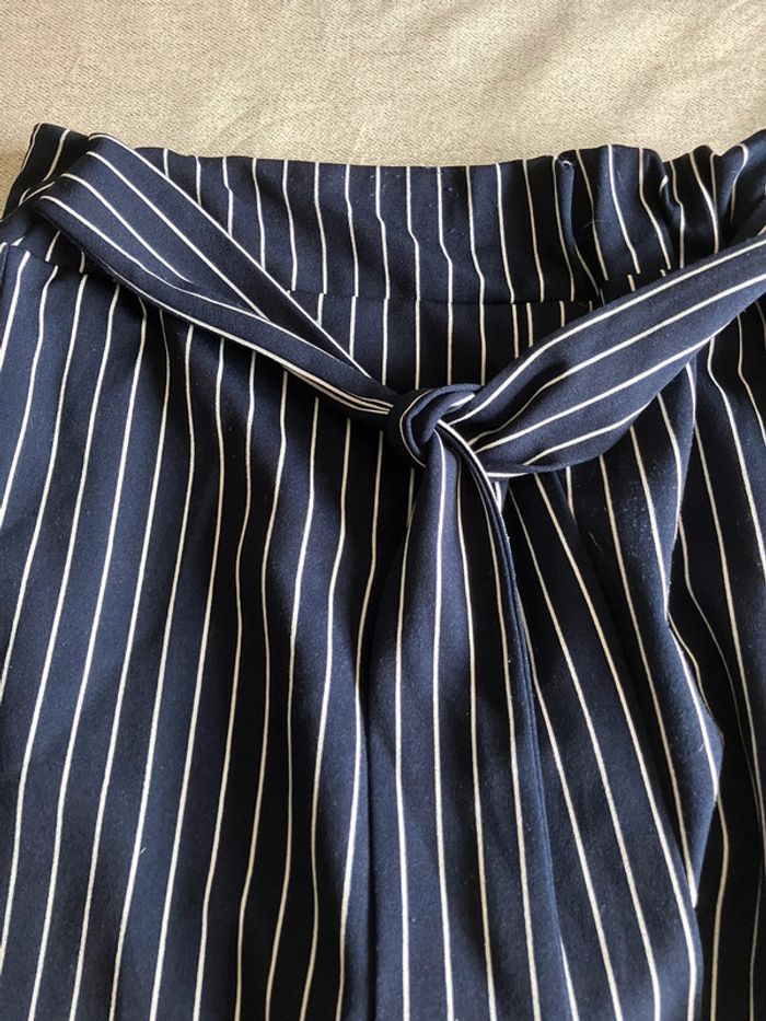Pantalon fluide rayé H&M – Taille XS - photo numéro 3