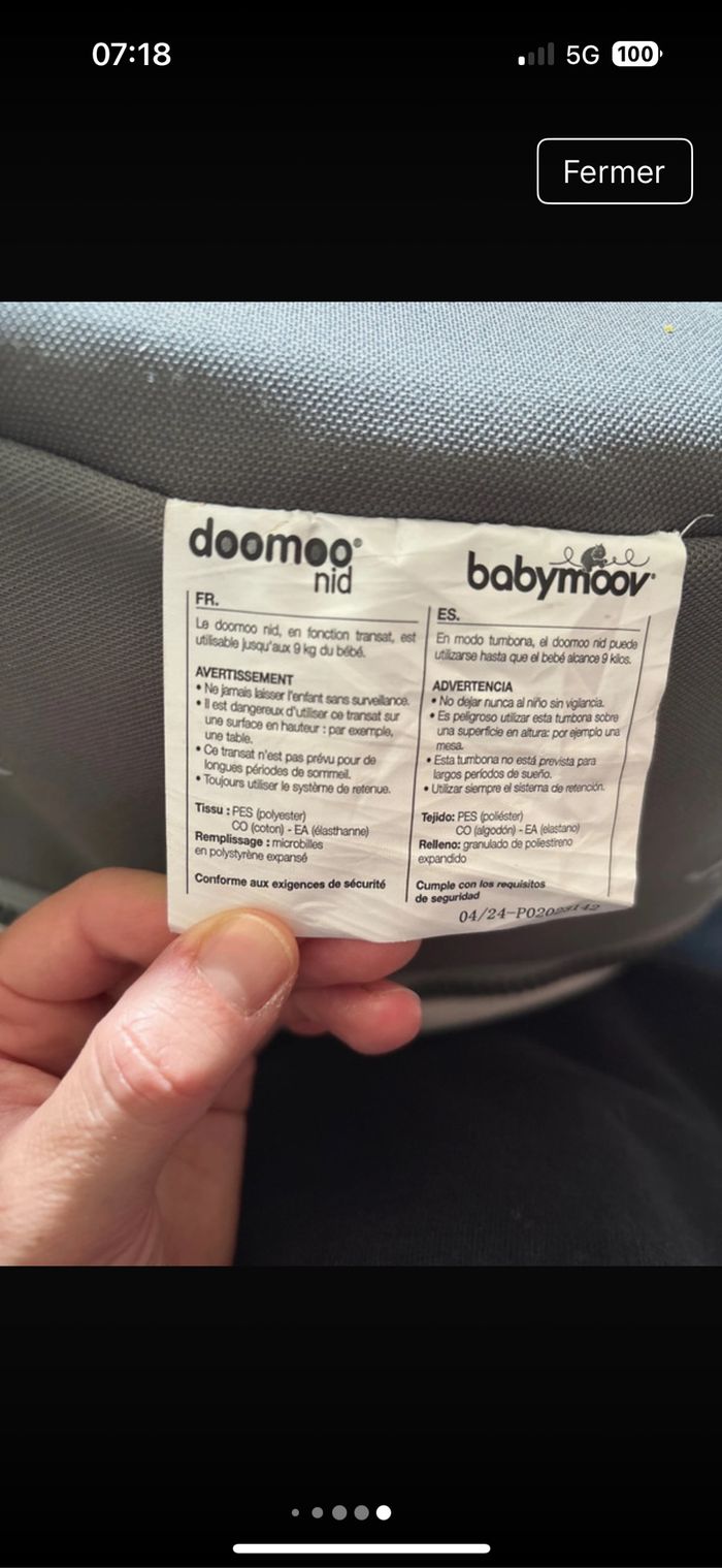 Transat bébé évolutif - photo numéro 10
