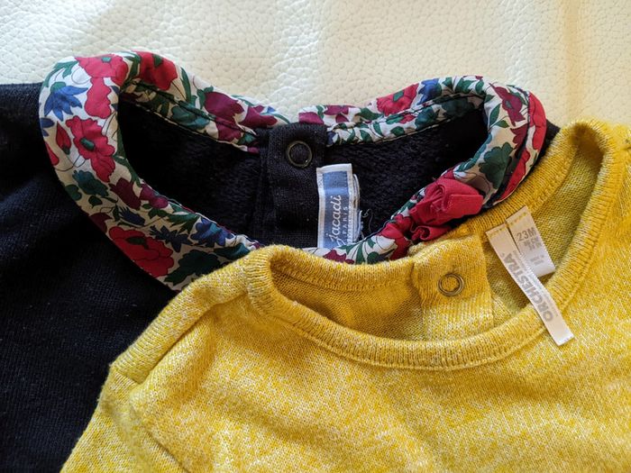 Lot de 2 sweats Jacadi Orchestra 23 mois 86 cm bébé fille - photo numéro 5