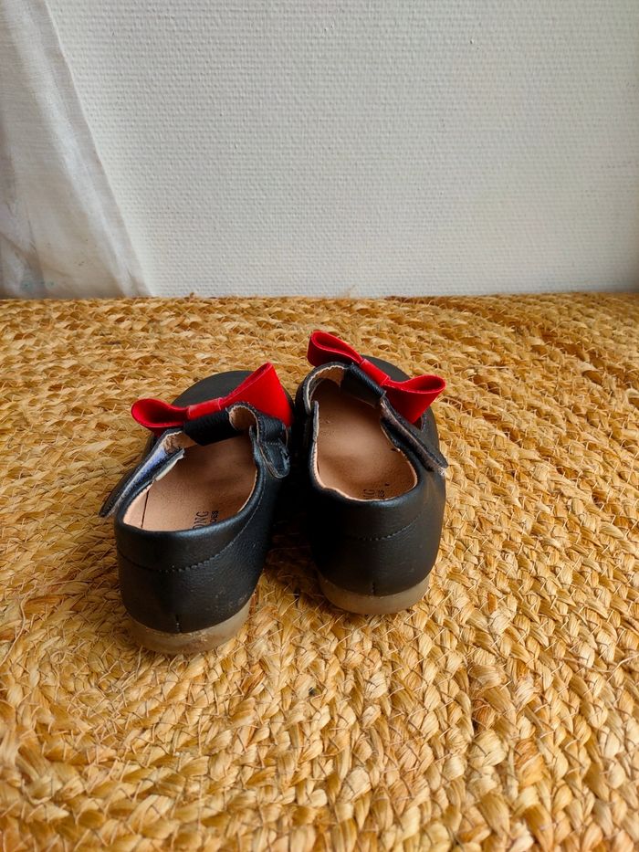 Ballerines noir a nœud rouge taille 26 - photo numéro 3