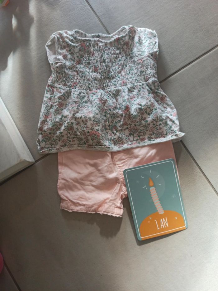 Ensemble t shirt short