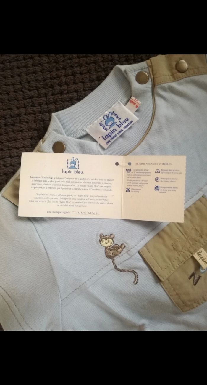 Combi été Lapin Bleu - photo numéro 2