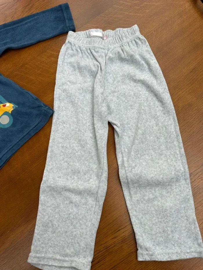 Pyjama deux pièces Tissaia gris et bleu 3 ans - photo numéro 10