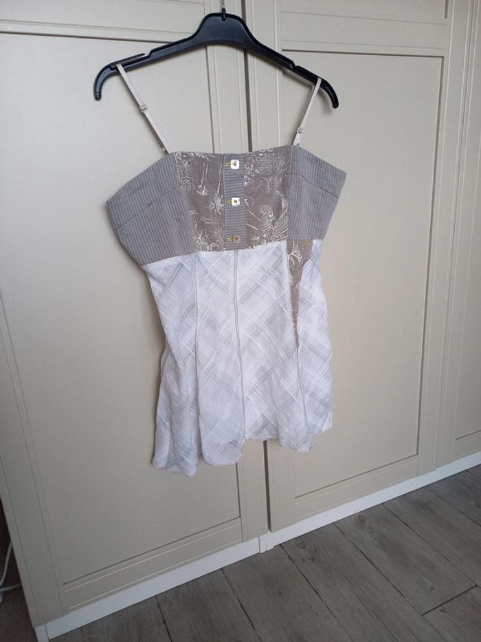 Débardeur à fines bretelles femme