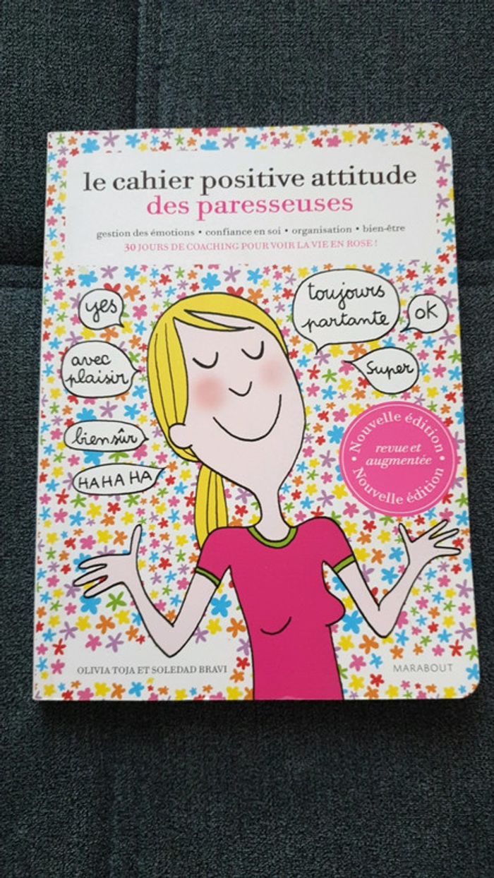 Neuf le cahier positive attitude des paresseuses