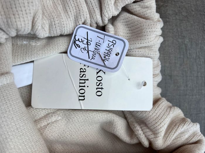 Jogging beige - forme cœur - kosto fashion - photo numéro 2