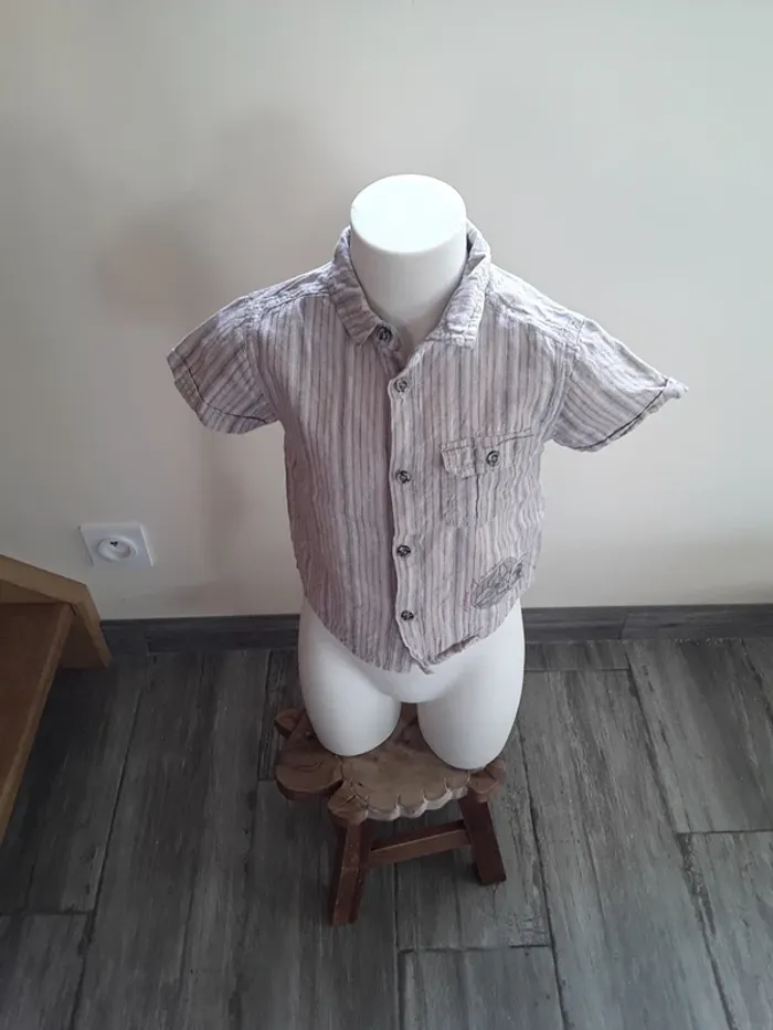 Chemise manches courtes 4 ans (102 cm)