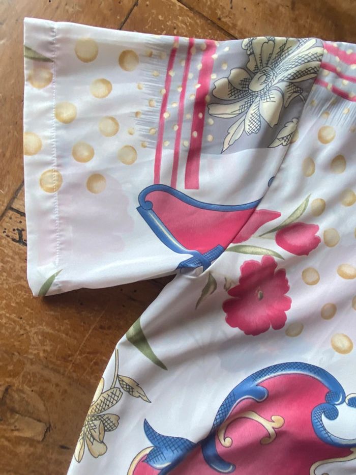 Chemisier fluide fleuri vintage - photo numéro 3