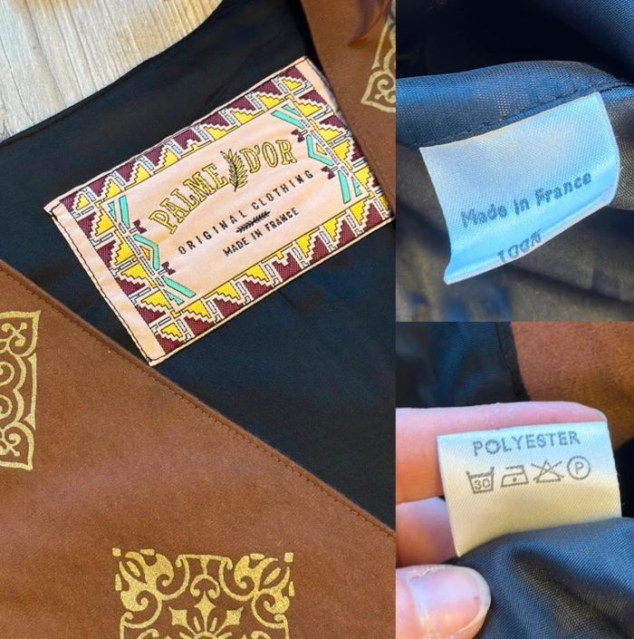 Veston sans manches vintage, conçu en France, modèle unisexe T.M - photo numéro 4