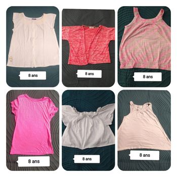 Lot vêtements fille 8 ans