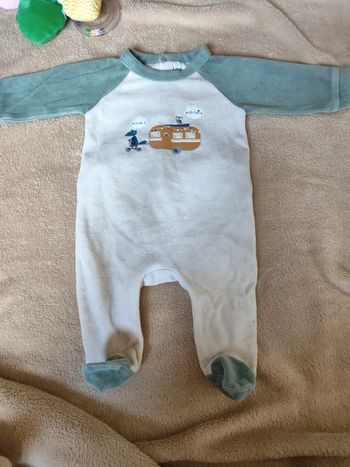 Pyjama velours 3 mois