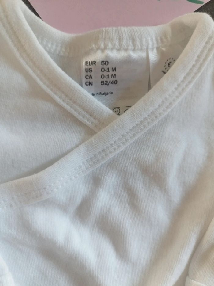 Body croisé blanc 50cm - photo numéro 2