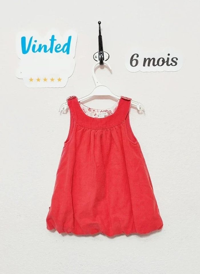Robe Obaïbi bébé fille taille 6 mois