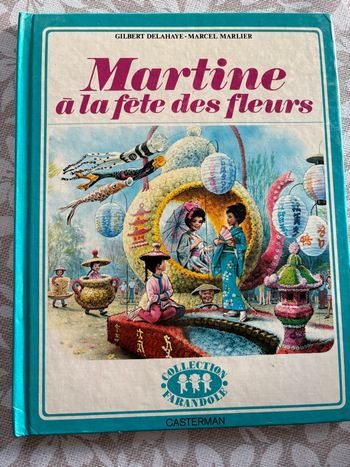 Martine à la fêtes des fleurs 