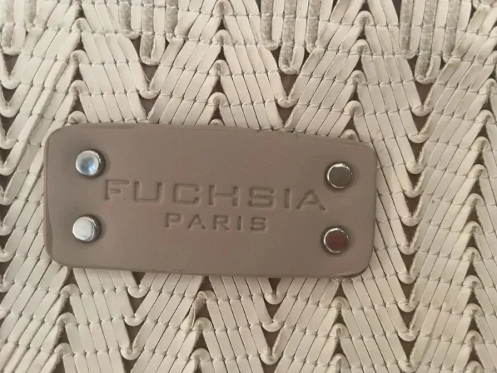 Fuchsia Paris beige purse sac à main - photo numéro 6