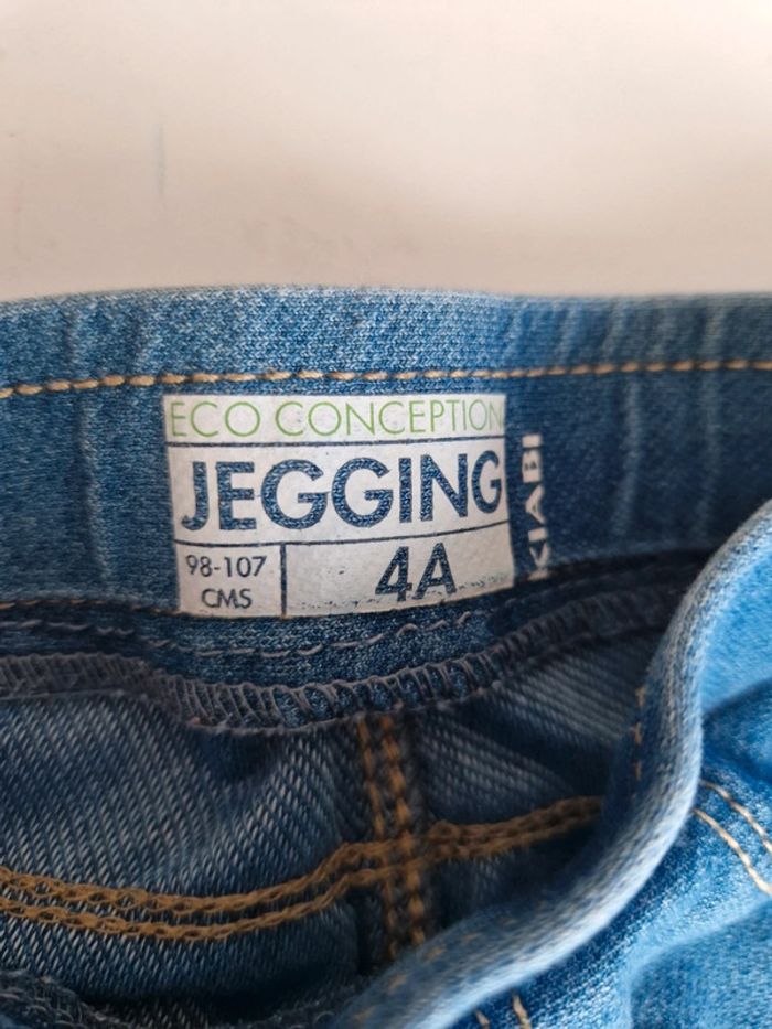 Jegging bleu fille 4 ans Kiabi - photo numéro 2