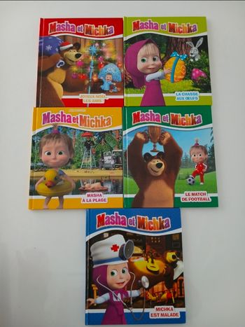 Lot de 5 livres "Masha et Michka" – Hachette Jeunesse 
