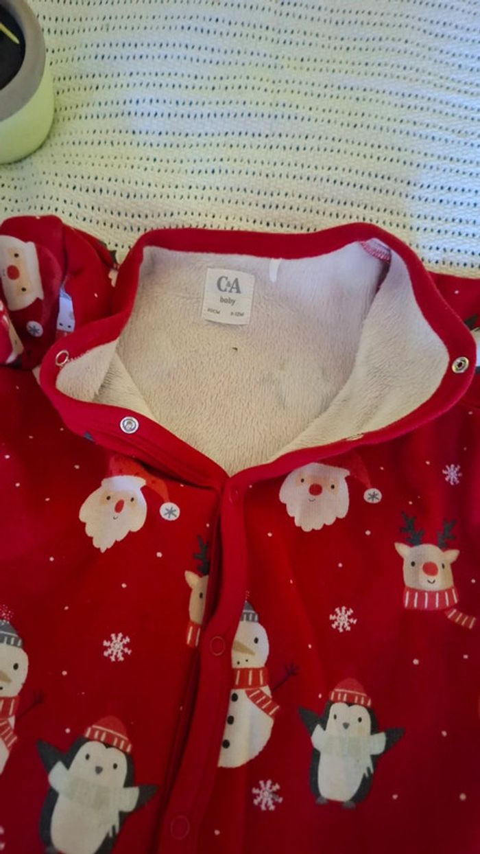 Pyjama Chaud Noël 9-12mois(Mixte) - photo numéro 6